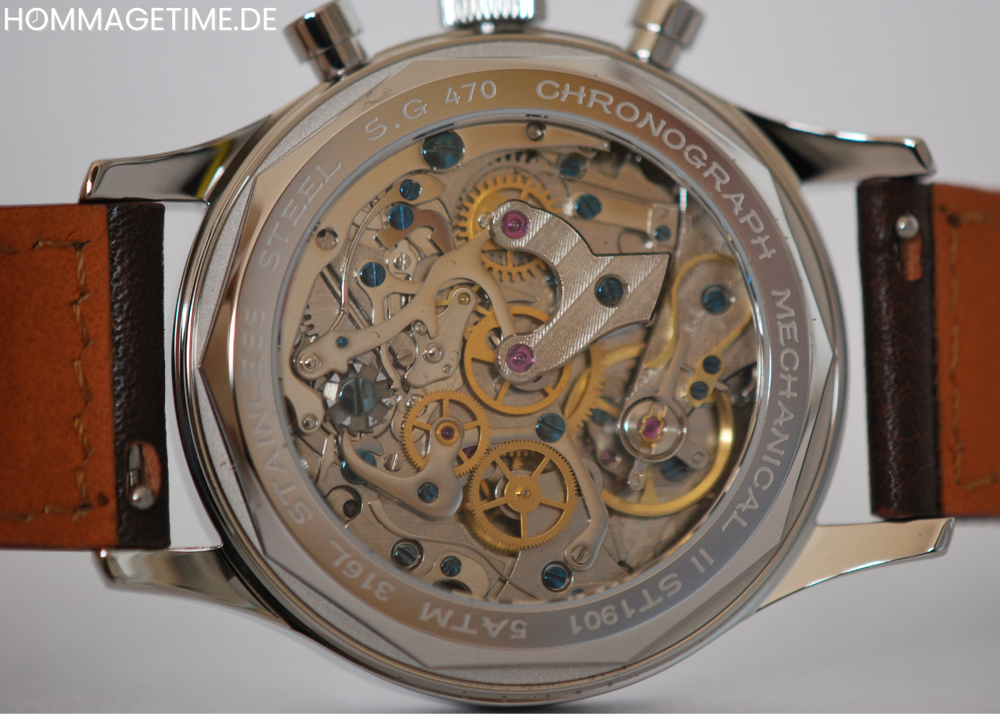 Uhrwerk des Sugess Chronograph